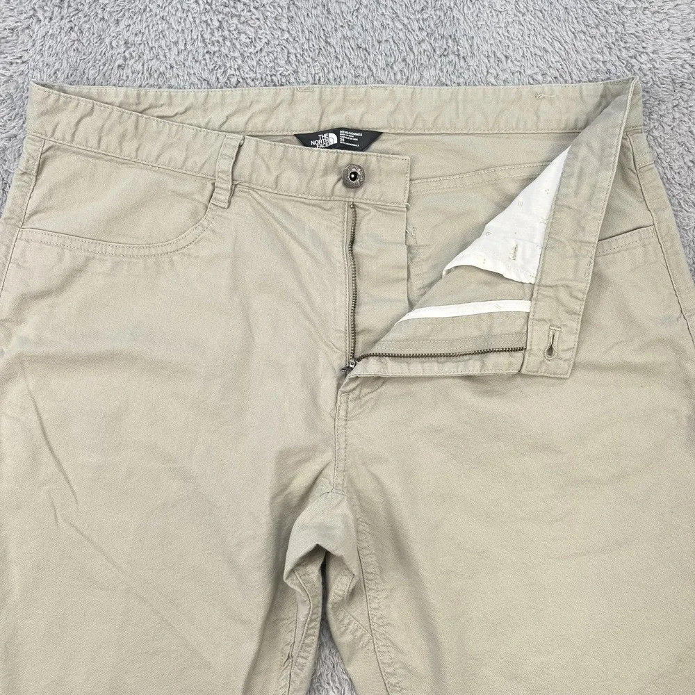 The North Face Pants Mens 36 Khaki‎ Stretch Chino Casual Outdoor Hiking NF0A4DCT